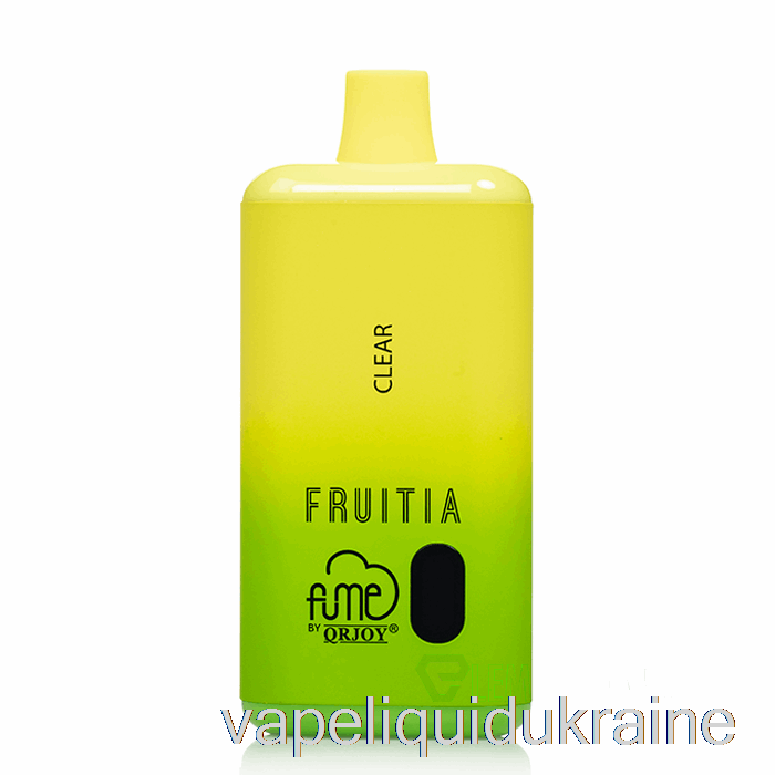 Vape Liquid Ukraine Fruitia x Fume 8000 Disposable Clear
